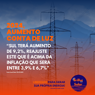 2024 Aumento na conta de Luz